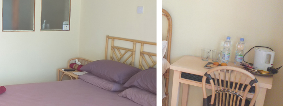 Delue Queen room for double or single occupancy